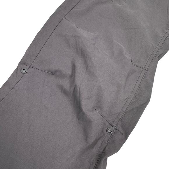 Prana Halle Pants Women 14 Gray 2-Way Stretch Articulated knees Cross-Functional - Picture 5 of 10